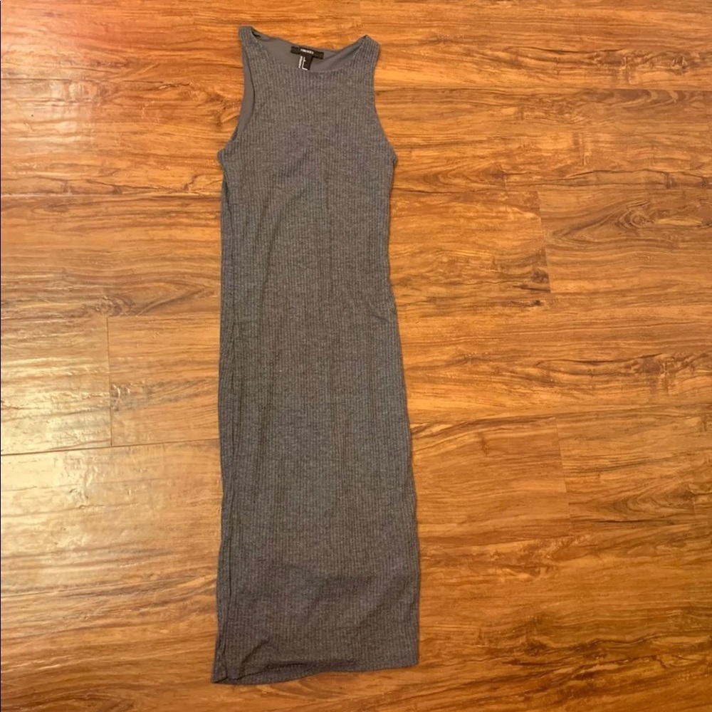 Gray fitting dress